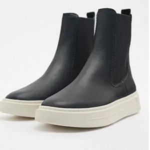 Zara black high tops NWT